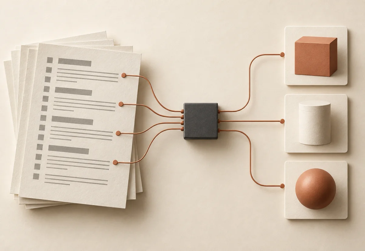 XML Importly: editorial illustration of the project's focus